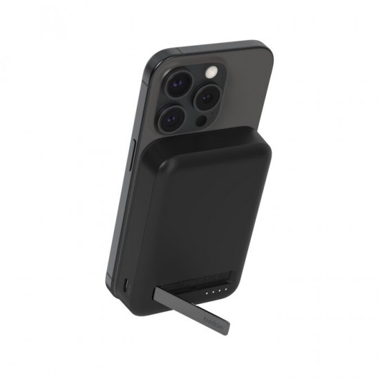 BELKIN 10K QI2 WIRELESS POWER BANK + KICK STAND, BLACK